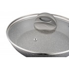 ARDESTO Сковорідка Gemini Gourmet з кришкою 28 см, сірий, алюміній
