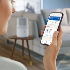 Philips Зволожувач повітря традиційне зволоження Series 5000, 56м2, 4.5л, 400мл/г, електр. кер-ння, режим сну, нічник, білий