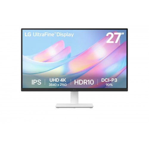 Монітор 27" LG 60 Гц 27US500-W Чорний/Білий