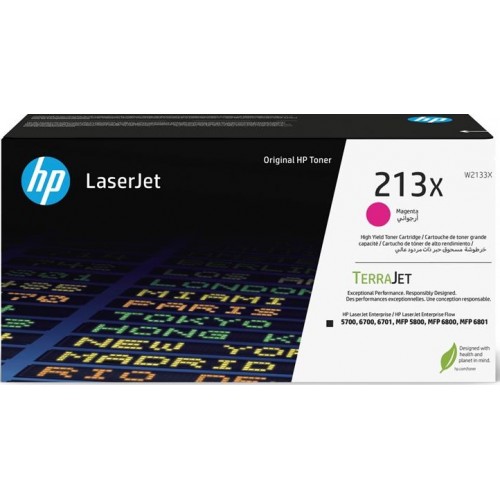 Картридж HP 213X CLJ Ent 5700/6700/6701, MFP 5800/6800 Magenta (6000 стор)