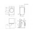 Electrolux Прально-сушильна машина фронтальна, 11(7)кг, 1600, А, 58см, дисплей, пара, інвертор, білий