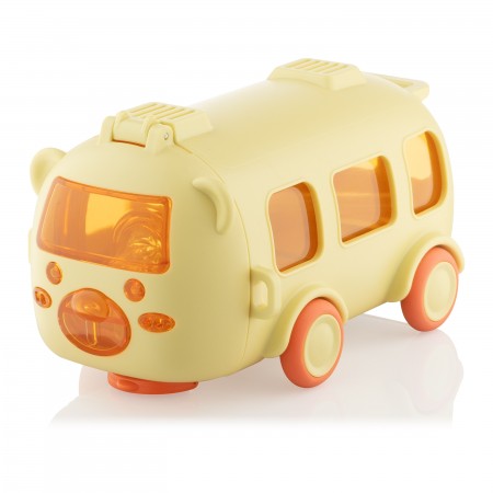 ARDESTO Пляшка для води Bear Bus 500мл, пластик, жовтий