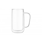 ARDESTO Набір чашок з ручками з подвійними стінками, 400 мл, 2 од., боросилікатне скло ARDESTO Набір чашок з ручками з подвійними стінками, 400 мл, 2 од., боросилікатне скло