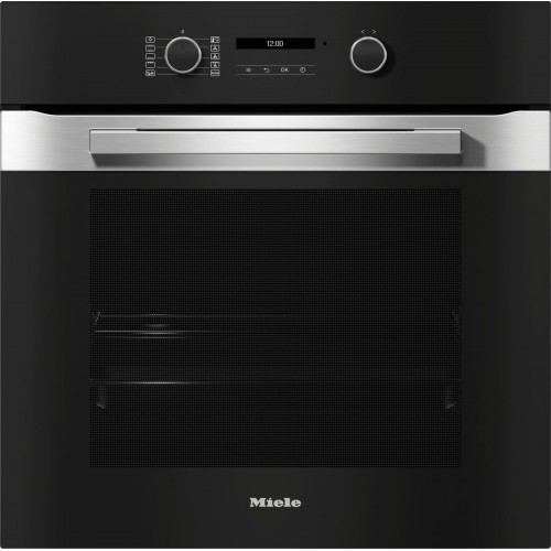 Духова шафа Miele H 2861 B Clean Steel електрична, 76л, A+, дисплей, конвекція, телескопічні напрямні, чорний