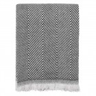 ARDESTO Плед Summer 140х190см, 100% бавовна, чорний