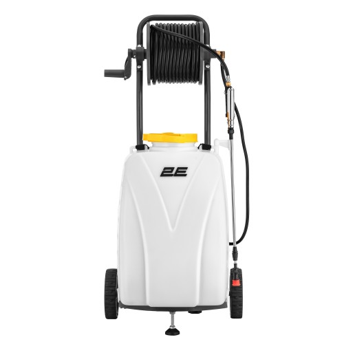 2E Обприскувач акумуляторний AquaSpray 40LRC 40л 12В 1х12А·год 7бар 2.9л·хв 16кг вольтметр колеса катушка шланг 30м