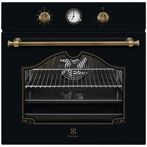 Electrolux Духова шафа електрична Rococo, 72л, A, конвекція, телескопічні напрямні, чорний Electrolux Духова шафа електрична Rococo, 72л, A, конвекція, телескопічні напрямні, чорний