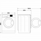 Whirlpool Прально-сушильна машина фронтальна, 8(6)кг, 1400, A, 60см, дисплей, пара, інвертор, білий