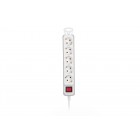 2E Мережевий подовжувач 5XSchuko з вимикачем, 3G*1.5мм, 1.5м, white 2E Мережевий подовжувач 5XSchuko з вимикачем, 3G*1.5мм, 1.5м, white