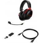 HyperX Гарнітура ігрова Cloud III, WL/USB-A/USB-C, чорно-червоний
