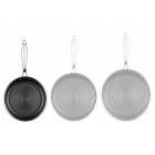 ARDESTO Сковорода Black Mars Avior 24 см, нержавіюча сталь Triply