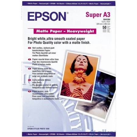 Epson Папір A3+ Matte Paper-Heavyweight, 50арк.