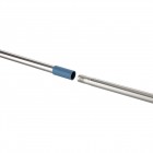 ARDESTO Набір для прибирання совок і щітка з довгою ручкою 79.2см, пластик, блакитний