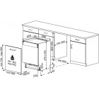 Beko Посудомийна машина вбудована, 15компл., A+++, 60см, дисплей, 3й кошик, білий