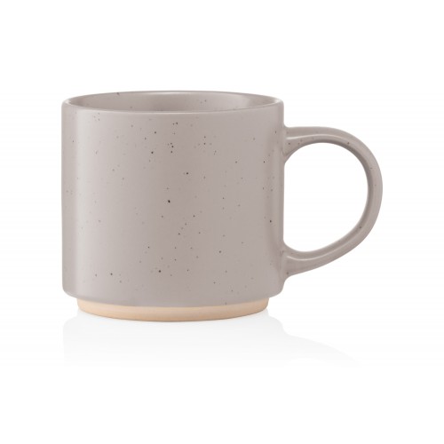 ARDESTO Чашка Alcor, 420 мл, сіра, кераміка