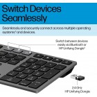 HP Клавіатура мембранна 720 Multi-Device Rechargeable, 109key, WL/BT, EN/UK, чорний HP Клавіатура мембранна 720 Multi-Device Rechargeable, 109key, WL/BT, EN/UK, чорний