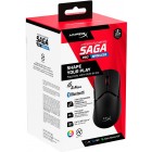 HyperX Мишь Pulsefire SAGA PRO, RGB, USB-A/WL/BT, черный
