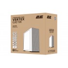 2E Gaming Корпус Vertex GI01W без БЖ 2xUSB3.0, 1xUSBType-C, 3x140мм ARGB, 1x120мм ARGB, VGA 380мм, LCS ready, контролер з пультом, TG Side Panel, EATX, білий