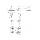 Deante TEMISTO Душовий гарнітур прихованого монтажу