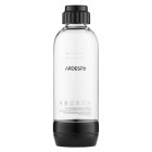 Сифон для газування води Ardesto, підключення балону- різьба, пляшка 1л, кнопка, чорний