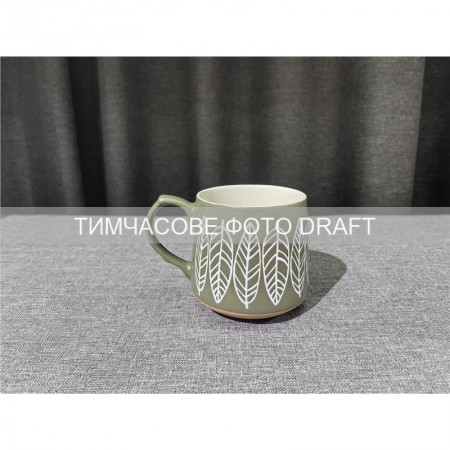 Чашка Ardesto Ilda, 500мл, кераміка, зелений