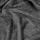 ARDESTO Плед Jacquard Braid 200х220см, 100% поліестер, сірий ARDESTO Плед Jacquard Braid 200х220см, 100% поліестер, сірий
