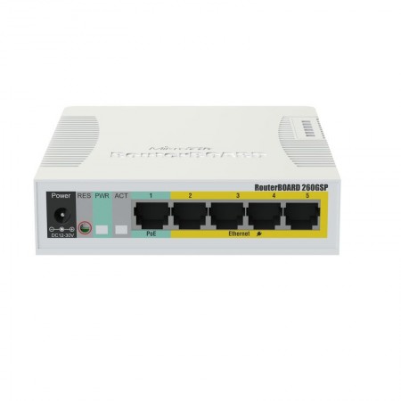 MikroTiK RB260GS series[Комутатор Cloud Smart Switch RB260GS