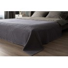 Плед Ardesto Pique 220x230см, 100% бавовна, сірий