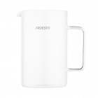 ARDESTO Френч-прес Midori, 800мл, боросилікатне скло, нержавіюча сталь, бамбук, прозорий