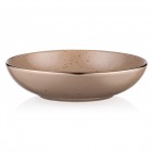 Тарілка супова Ardesto Emilia, 820мл, 20см, кераміка, коричневий Тарілка супова Ardesto Emilia, 820мл, 20см, кераміка, коричневий