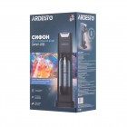 Сифон для газування води Ardesto, підключення балону- різьба, пляшка 1л, кнопка, чорний