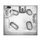 Варильна поверхня Hansa газова, 59см, чавун, нерж