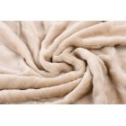 Плед Ardesto Embossed, 160х200см, 100% поліестер, бежевий