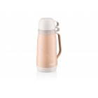 ARDESTO Термос Gemini Gourmet 1000 мл, пластик, скляна колба, пудровий ARDESTO Термос Gemini Gourmet 1000 мл, пластик, скляна колба, пудровий