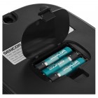 Sencor Ваги кухонні для кави, 2кг, АААx3, регулювання гравітації, пластик, чорний-нержавіюча сталь