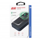 2E Акумулятор портативний літій-іонний Power Bank Wireless QI 10000мА·год, 20Вт, PD, синій