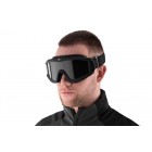 2E Tactical Маска тактична, захисна Hawk WS Black Anti-fog, 3-х шаровий ущільнювач, сумка, 3 лінзи