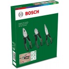 Bosch Плоскогубці набір 3 шт, комбіновані, подовжені, бокорізи Bosch Плоскогубці набір 3 шт, комбіновані, подовжені, бокорізи