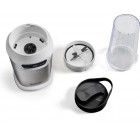 Блендер Gorenje стаціонарний 700Вт, чаша-750мл, подрібнювач, білий-нерж