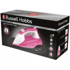 Russell Hobbs Праска Light&Easy Pro, 2600Вт, 240мл, паровий удар -130гр, постійна пара - 40гр, керам. підошва, біло-рожевий