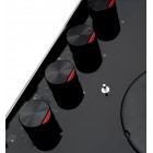 Hansa Варильна поверхня газова, 59см, чавун, чорний