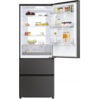 Холодильник Haier багатодверний, 190.5x70х64.8, холод.відд.-354л, мороз.відд.-174л, 3дв., А+, NF, інв., дисплей, зона нульова, чорний