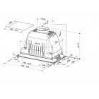 Faber Витяжка вбудована, 70см, 968м.куб/год, Inka Plus Hcs X A70, нерж Faber Витяжка вбудована, 70см, 968м.куб/год, Inka Plus Hcs X A70, нерж