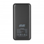 2E Портативний зарядний пристрій 20000mAh, PD+QC 3.0 18W, black 2E Портативний зарядний пристрій 20000mAh, PD+QC 3.0 18W, black