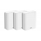 ASUS Система WiFi-Mesh ZenWiFi BQ16 BE25000, 2xGE LAN, 1xGE WAN/LAN, 1x10GE LAN, 1x10GE WAN/LAN 1xUSB 3.0, 3мод, білий
