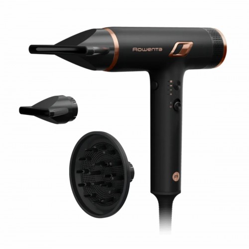 Rowenta Фен T-Shape Maestria Nano, 1700Вт, 3 режими, дифузор, іоніз-я, хол. обдув, чорний Rowenta Фен T-Shape Maestria Nano, 1700Вт, 3 режими, дифузор, іоніз-я, хол. обдув, чорний