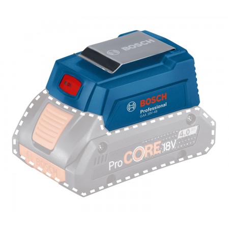 Bosch Адаптер USB для батареї GAA 18V-48 Professional, 2.4А