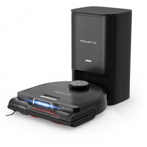 Rowenta Робот-пилосос миючий X-Plorer Serie 240+ AI Animal & Allergy, 8000ПаВт, h=9.7см, 0.22л, конт пил -0.35л, автон. робота до 120хв, чорний