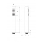 Deante Душовий набір Silia зі змішувачем для ванни, лійка, кріпл. - прихованого монтажу, брашоване золото