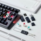 HyperX Клавіатура механічна Alloy Rise 75key, Red, USB-A/WL/BT, EN/UA, RGB, чорний